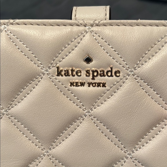 Kate Spade Quilted Beige Wallet - Picture 2 of 8